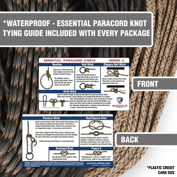 550lb Heavy Duty Paracord/Parachute Cord - 7 Strand Type 3 III Parachute Line 50', 100', 300', 1000' FT Spools