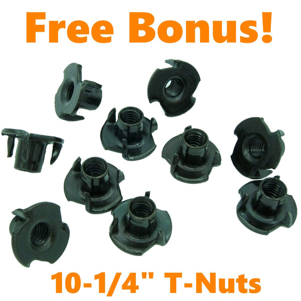 170+ Pcs Black Chicago Screw & Post Assortment Kit + Spacers/Washers for Kydex Gun Holsters + Knife Sheaths