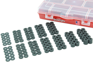 120 Pcs Premium Black EPDM Rubber Washers/Spacers Assortment Kit for Kydex Gun Holsters + Knife Sheaths Made in USA 120pc