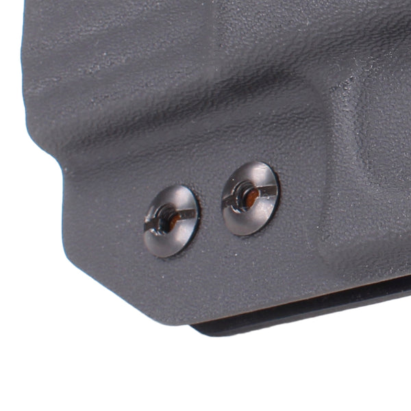 Binding Posts - Open Back Slotted Chicago Screws in Mil Spec Black Oxide Finish