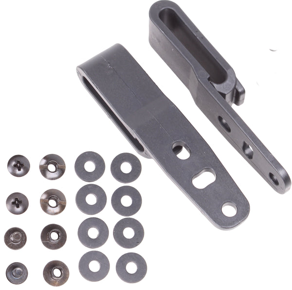 Tough Grips Holster Clips, Adjustable Cant for IWB OWB Kydex, Leather, Hybrid Holster Making
