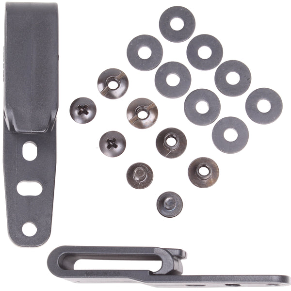 Tough Grips Holster Clips, Adjustable Cant for IWB OWB Kydex, Leather, Hybrid Holster Making