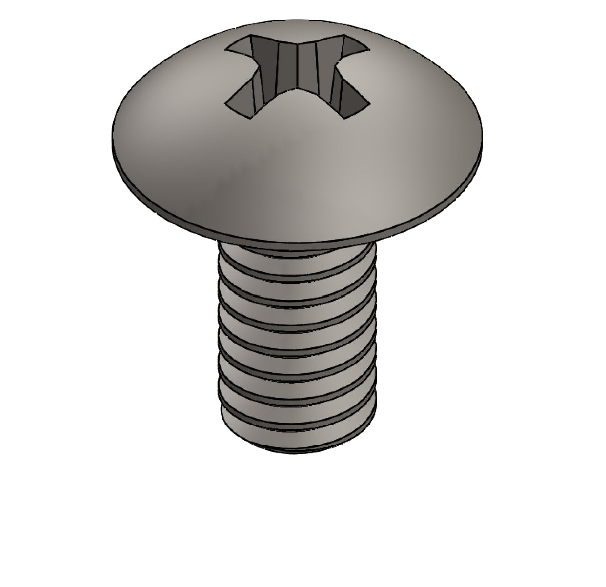 Machine Screw - Phillips Truss in Mil Spec Black Oxide Finish