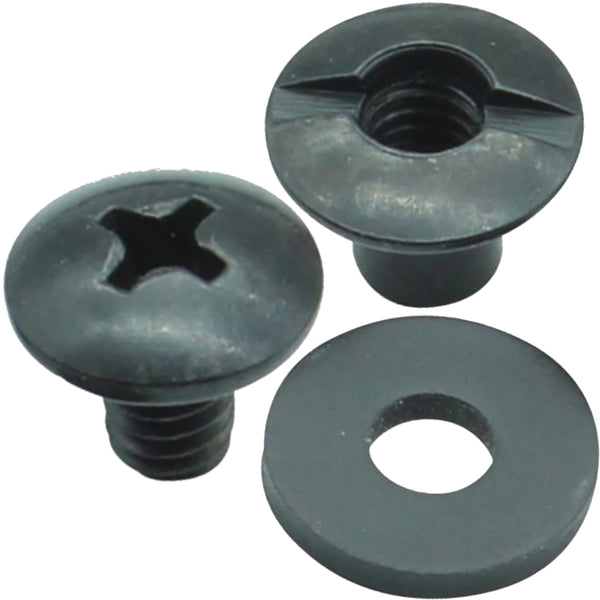 170+ Pcs Black Chicago Screw & Post Assortment Kit + Spacers/Washers for Kydex Gun Holsters + Knife Sheaths