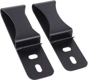 Dual Slot/Hole Hybrid Designer Spring Steel Belt Gun or Knife Clip for Kydex IWB/Tuckable Holsters