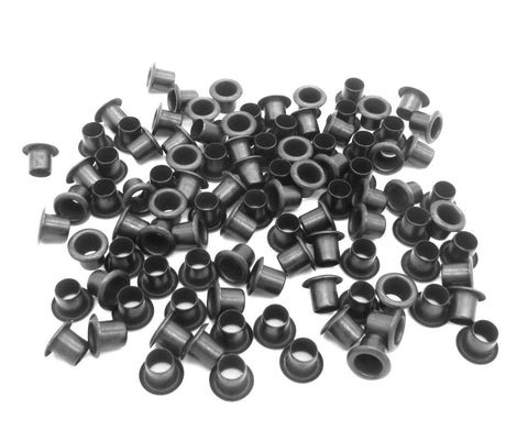 Mil-Spec Kydex Eyelets, Brass Black Oxide 1/4" DIY Gun Holster Knife Sheath Grommets