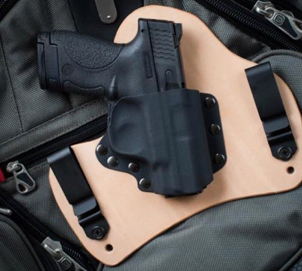 Metal Belt Holster & Sheath Clip - Black Spring Steel for IWB/Hybrid/Tuck Holsters